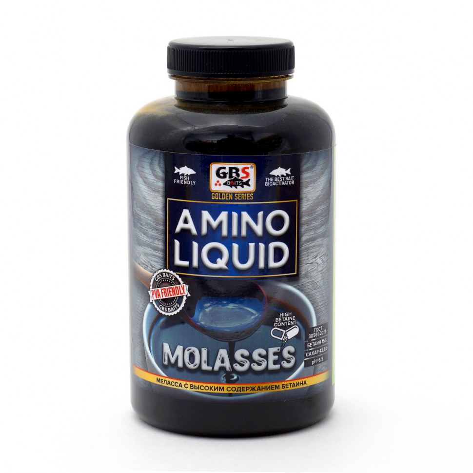 Жидкая добавка GBS Amino Liquid Меласса с бетаином 0,5л (бутылка)