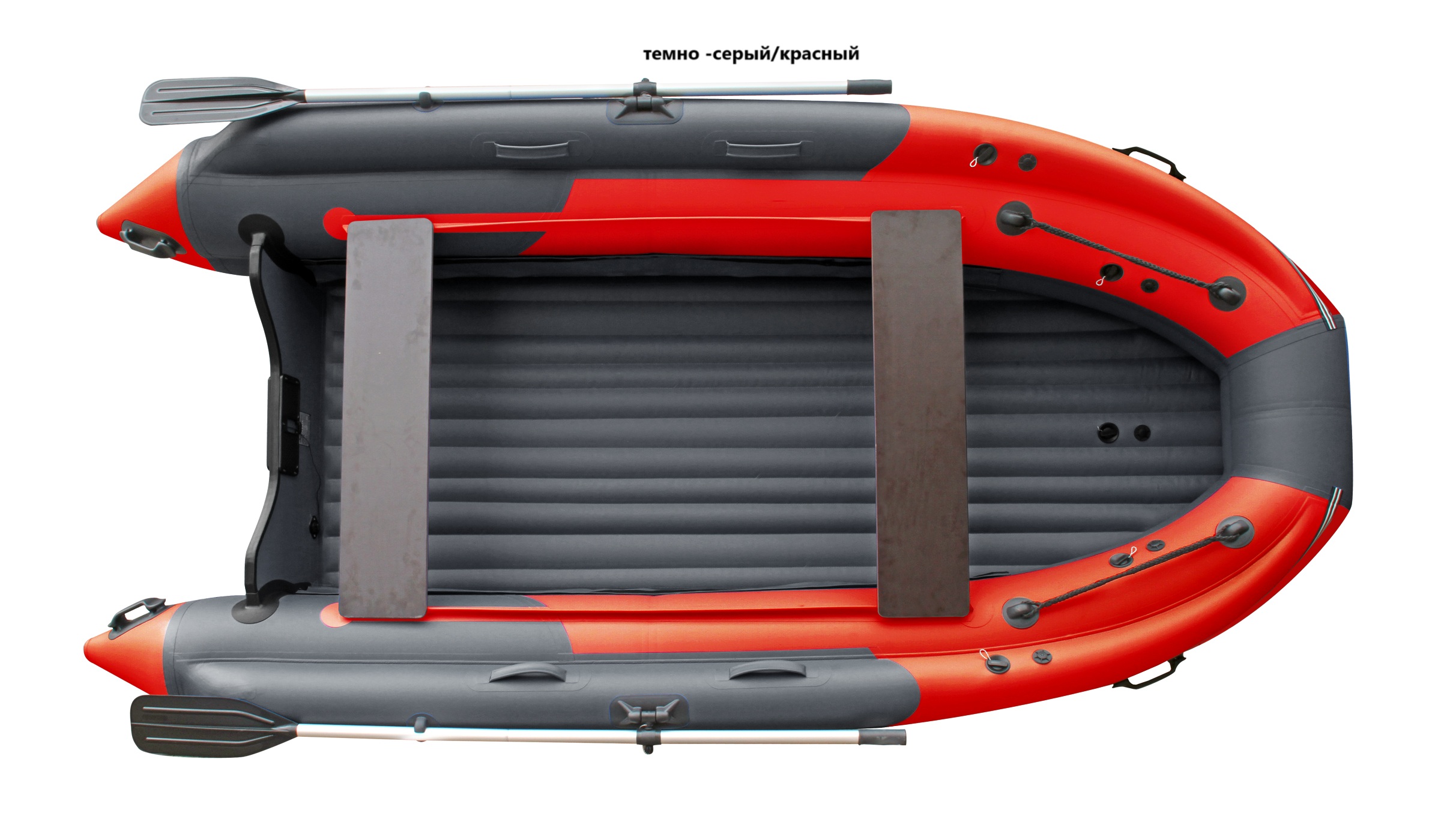 Лодка Skat Triton 390 Fi цв.т.сер-красн