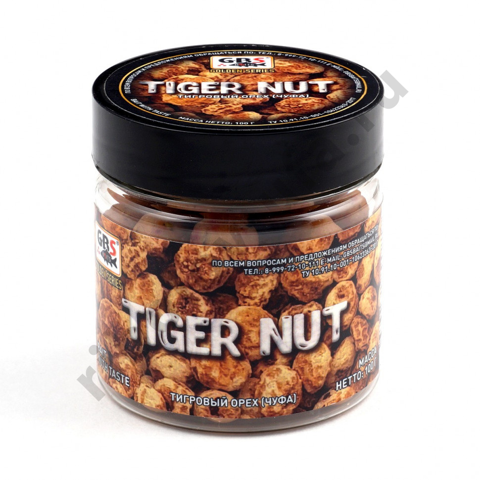 Бойлы GBS насадочные 15мм 132гр (банка) Tiger nut