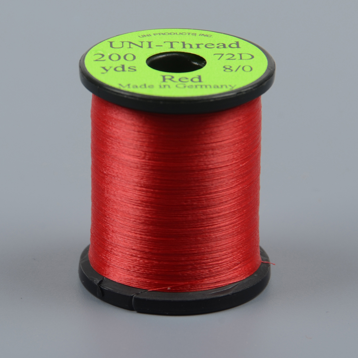 Монтажная нить Uni Thread 8/0 200y UW Red  (невощеная)