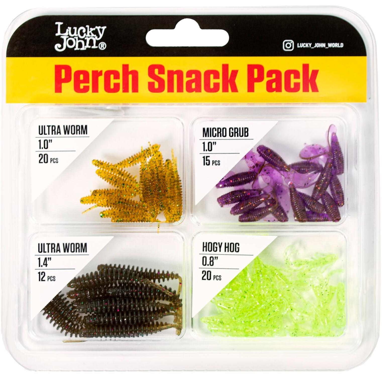 Набор приманок Lucky John Pro Series Perch Snack Pack Mix 1