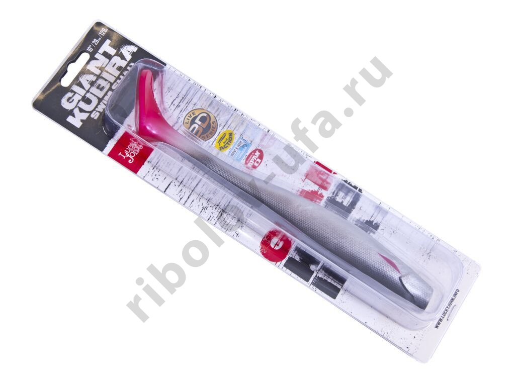 Силиконовая приманка Lucky John 3D Kubira Swim Shad 10.3in 26,00см /PG39 (1)