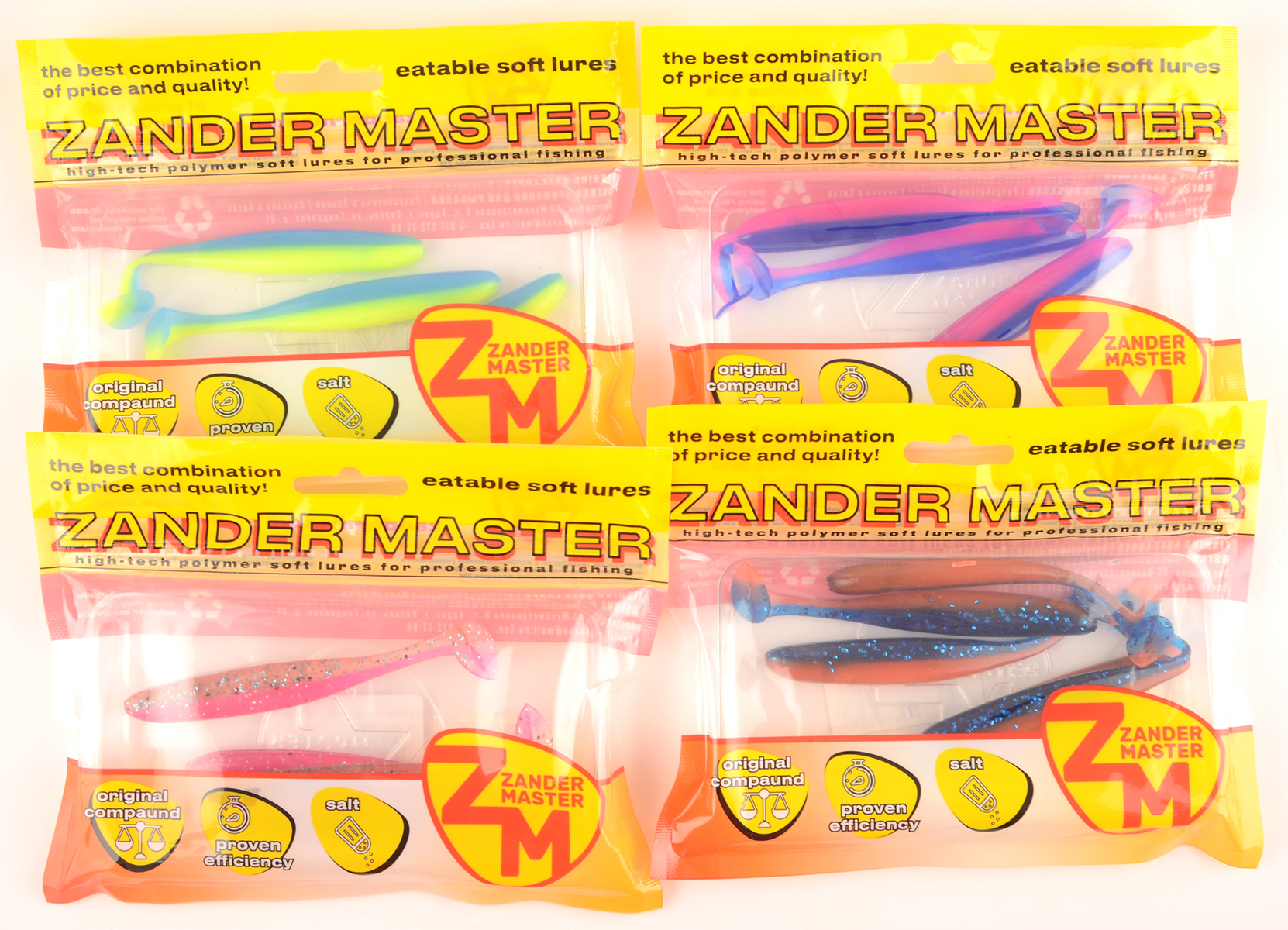 Силиконовая приманка Zander Master Easy Shiner 8,3см, 4гр цв. 14