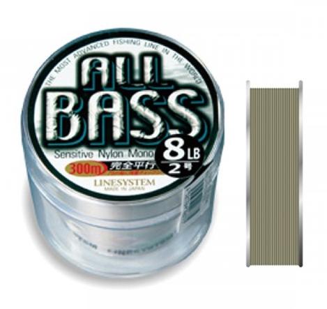 Леска Line System All Bass 300м 0,29мм 12lb