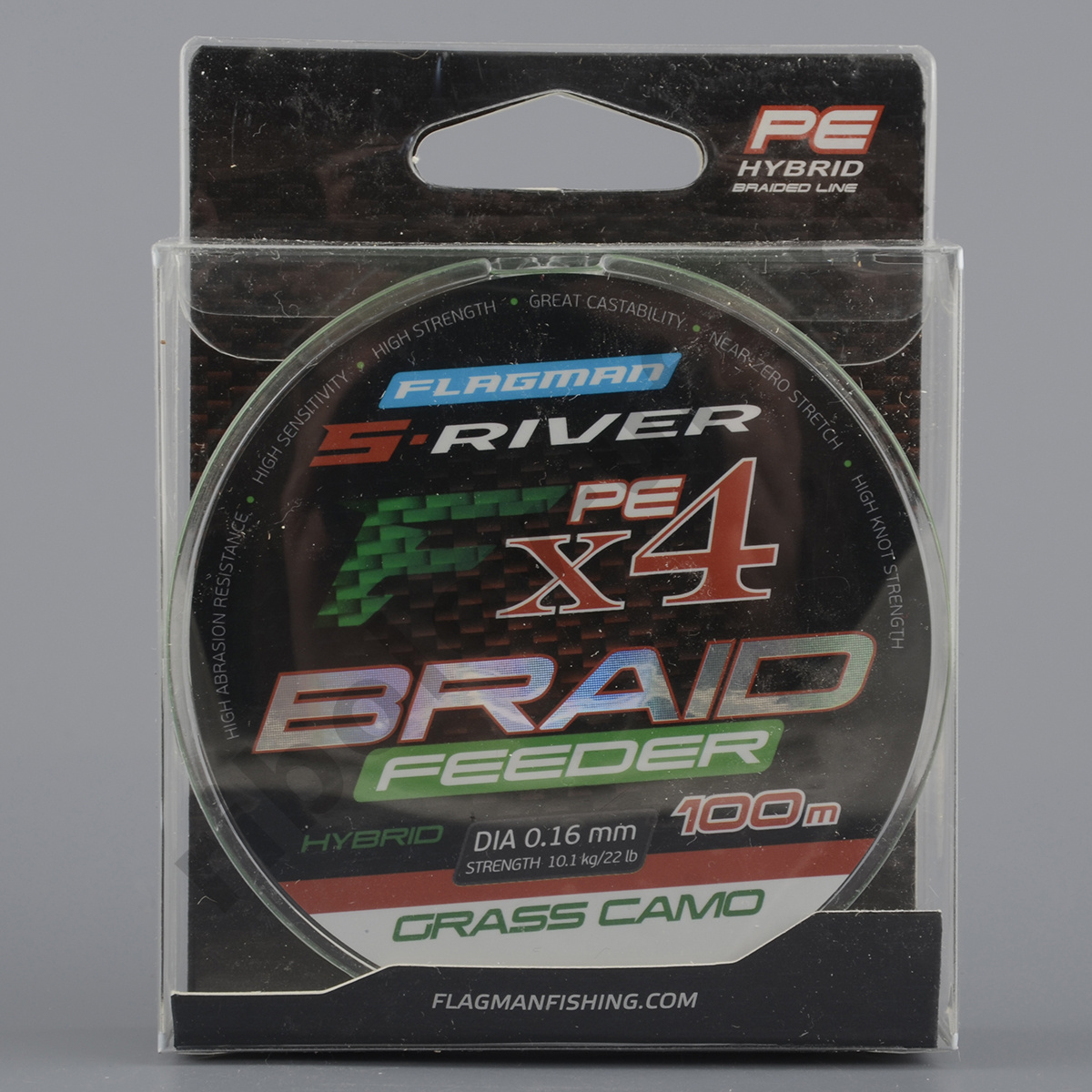 Шнур Flagman S-River Feeder Braid 100м 0,16мм