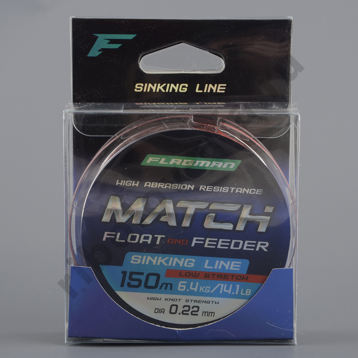 Леска Flagman Match and Feeder Sinking Line 150м, 0.22мм, 6.4кг