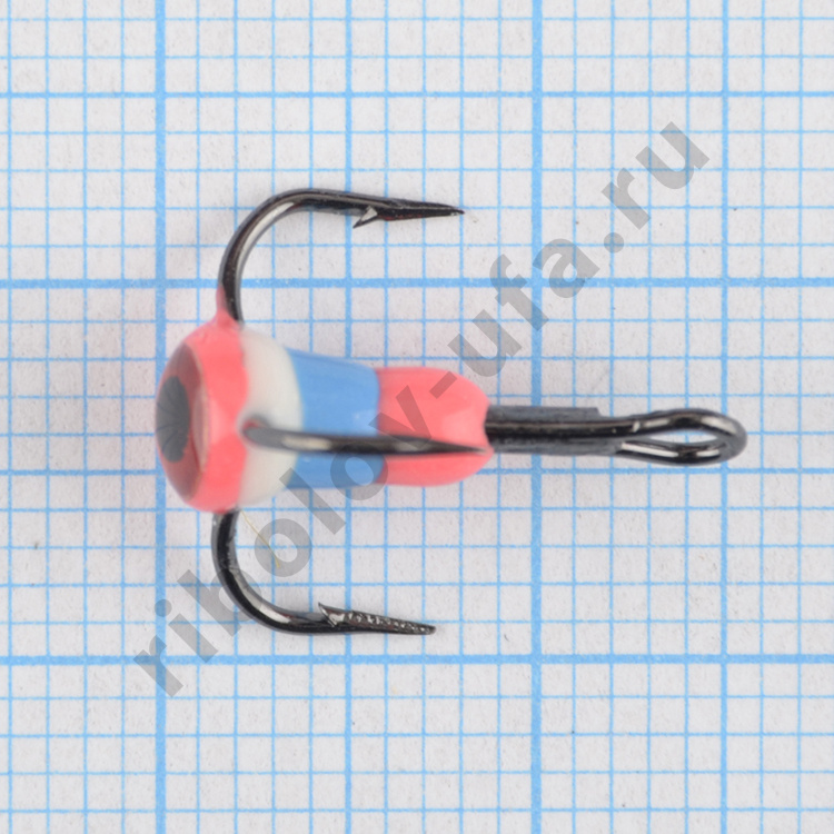 Тройник с 3D каплей Bravo Fishing №10-109P (Mustad)  (10шт/уп)