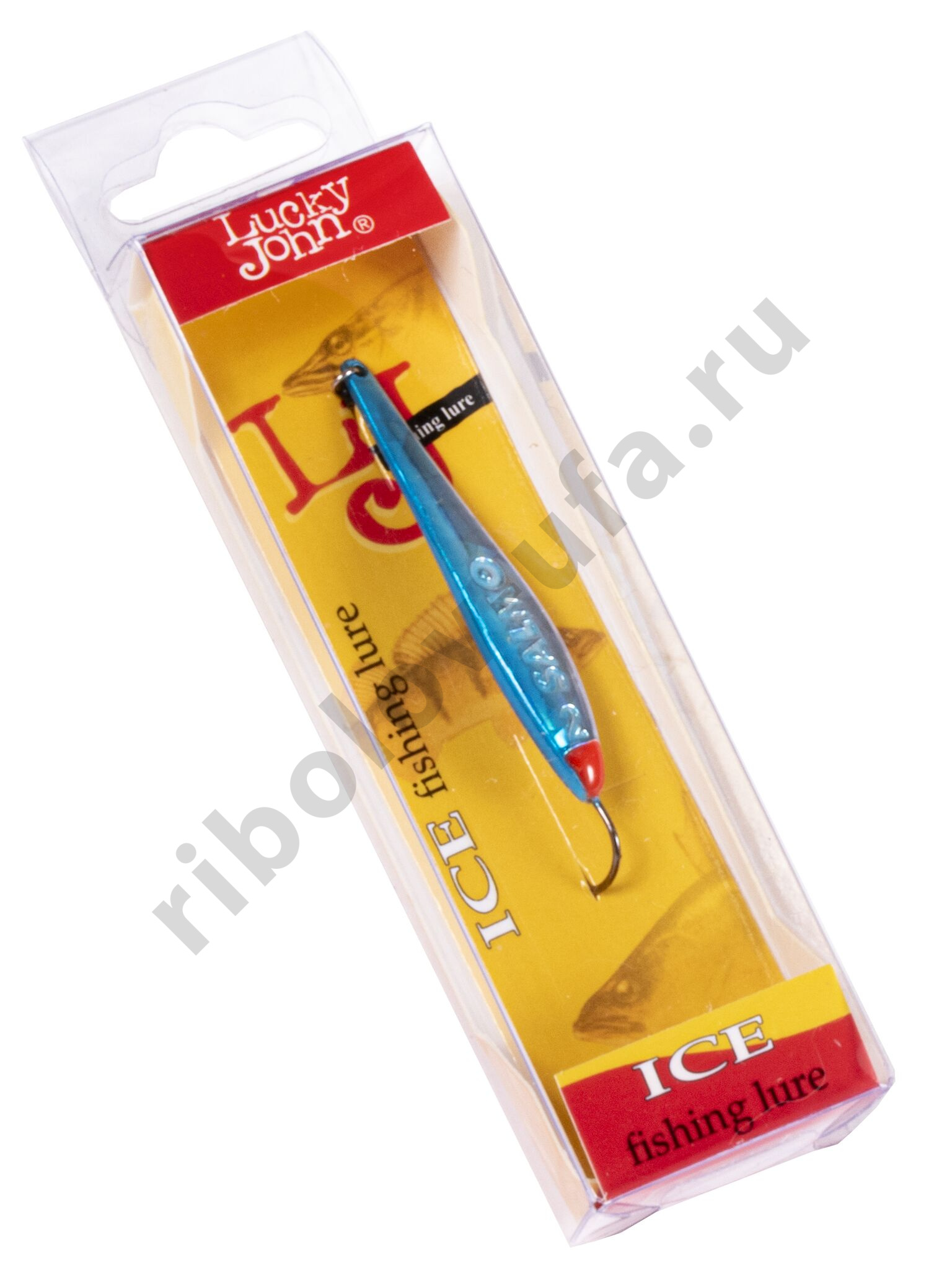 Блесна зимняя вертикал.Lucky John Model S-2 c впаян. кр. 3г Bi