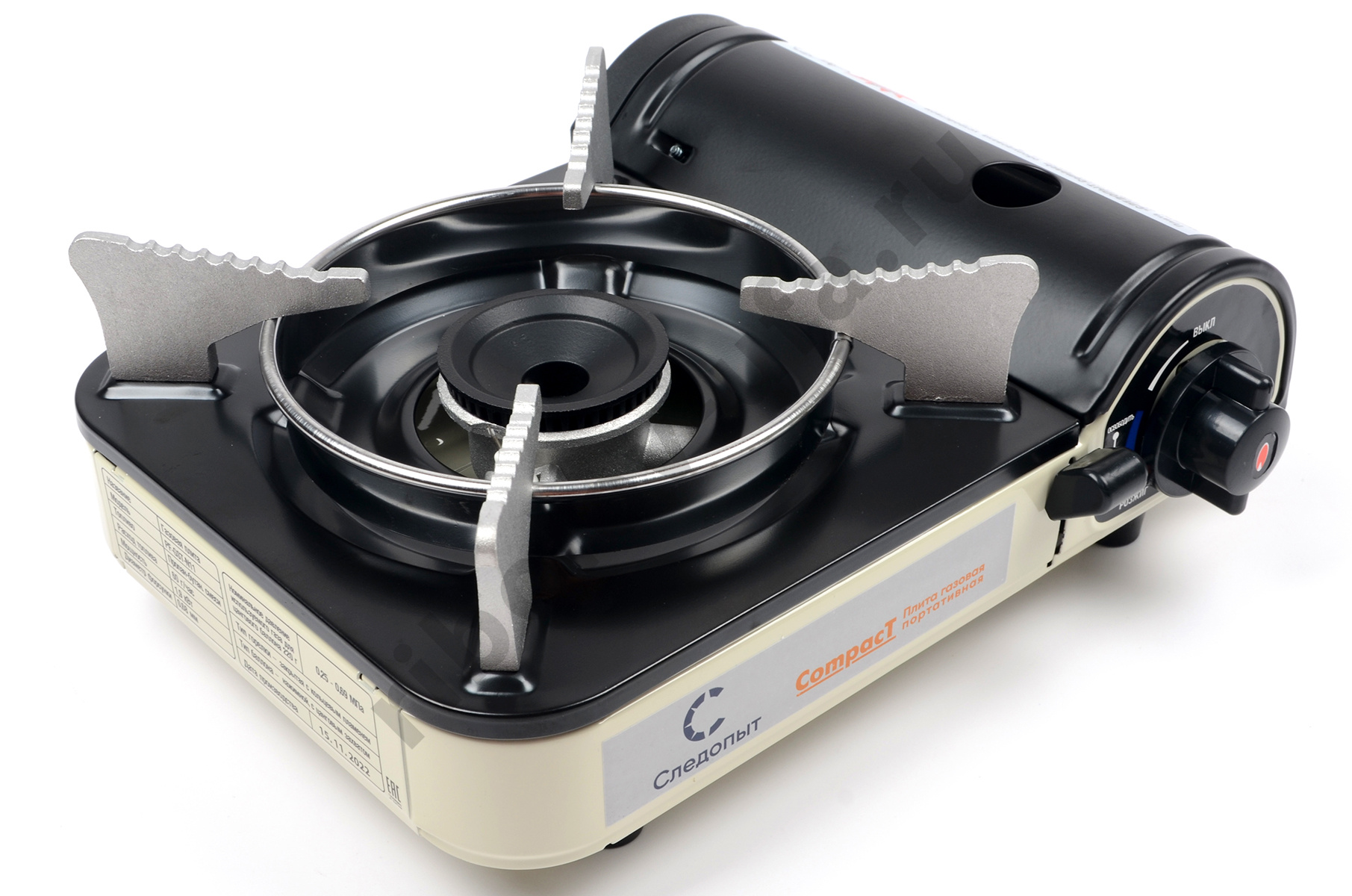 Плита настольная газовая Следопыт  Compact (защита от избыточного давления)