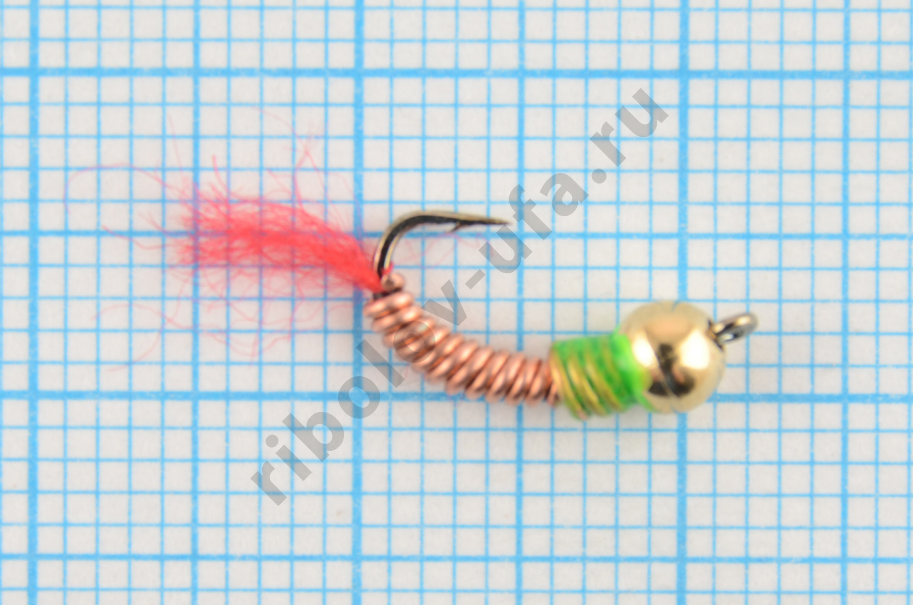 Мормышка вольфрам. Marlins Лесотка 3,5мм 0,45гр. кр.14 цв. Go