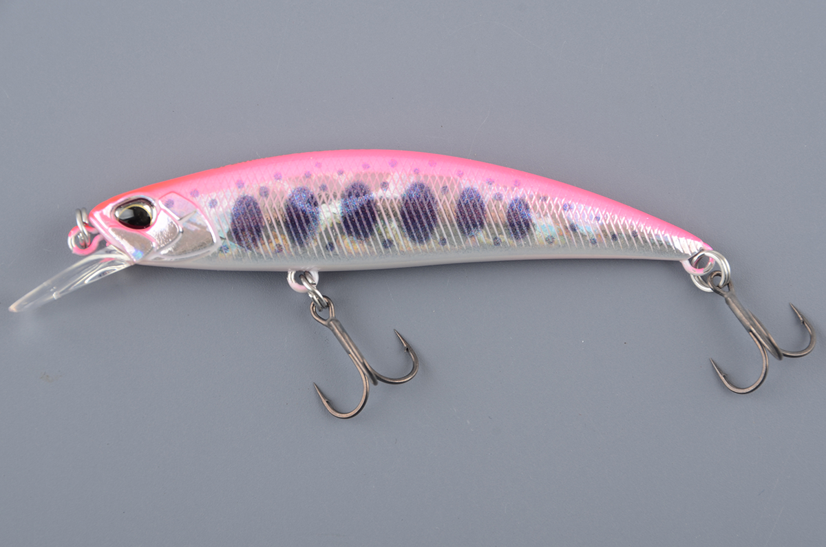 Воблер Duo Spearhead Ryuki 70S, 70 мм., 9.0 гр., 0,4-1,5м тонущ., # Pink Yamame ADA4019