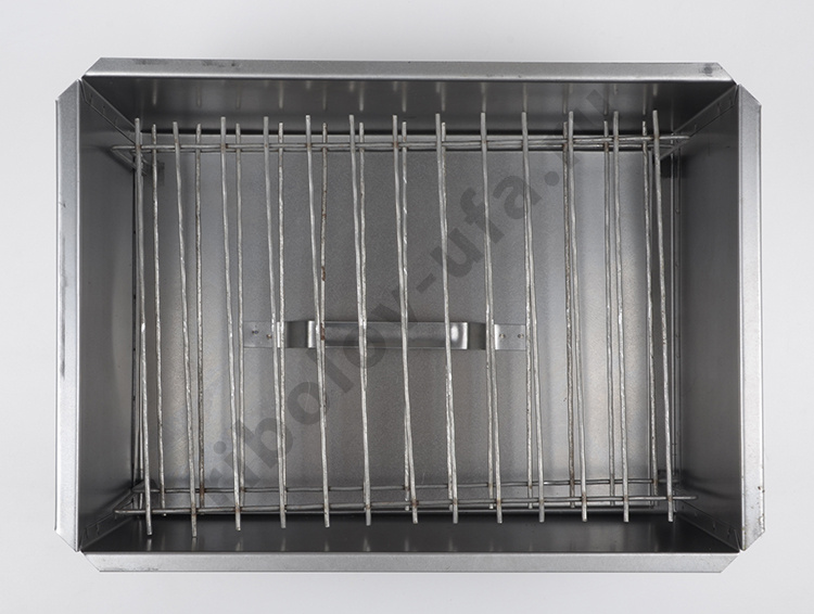 Коптильня двухъярусная с поддоном (380*280*170) сталь 0,5мм 6-00-0015