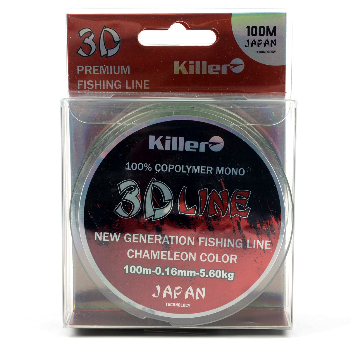 Леска Killer 3D Line 100мм 0,16мм