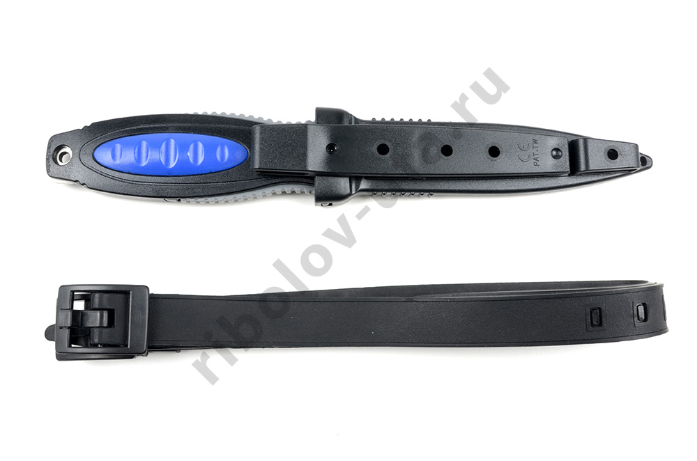 Нож для подводной охоты Sargan Барракуда синий 260B/KN-95blue