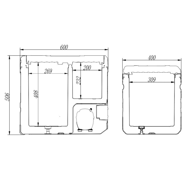 Холодильник автомобильный Alpicool TW45