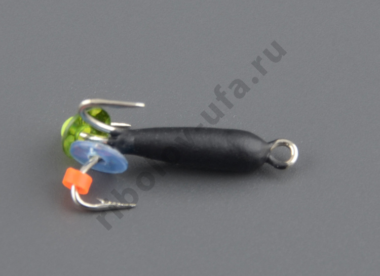 Мормышка Wormix точеная вольфрамовая Черт d=2 черный 0,3гр арт. 116