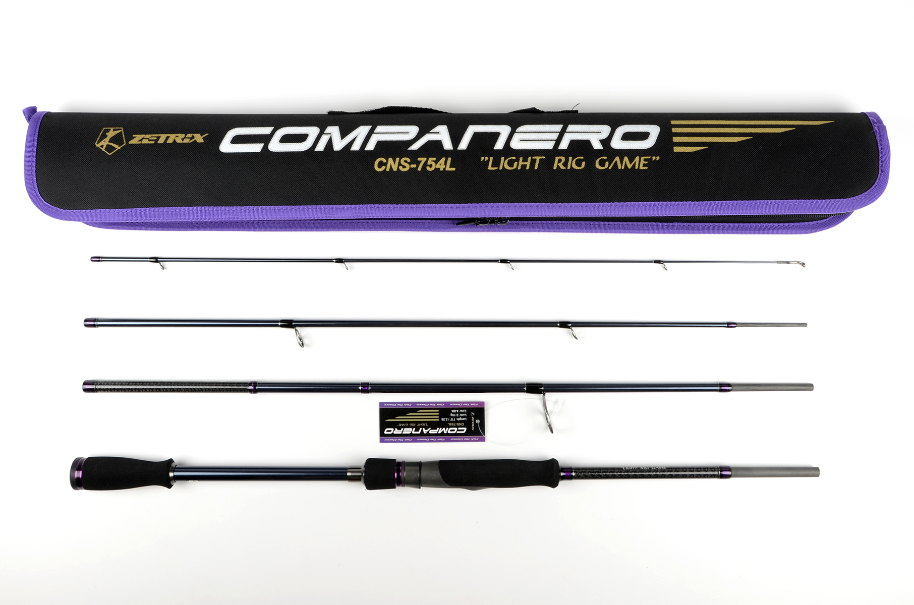 Спиннинг Zetrix Companero CNS-754 L 2-14гр, 4-8lb Fast