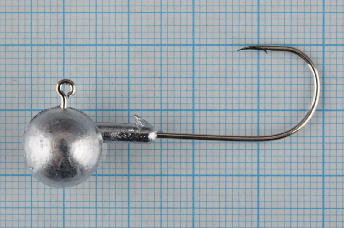 Джиг-головка  ШАР кр. Gamakatsu № 3/0/10гр Nic (20 шт/уп)