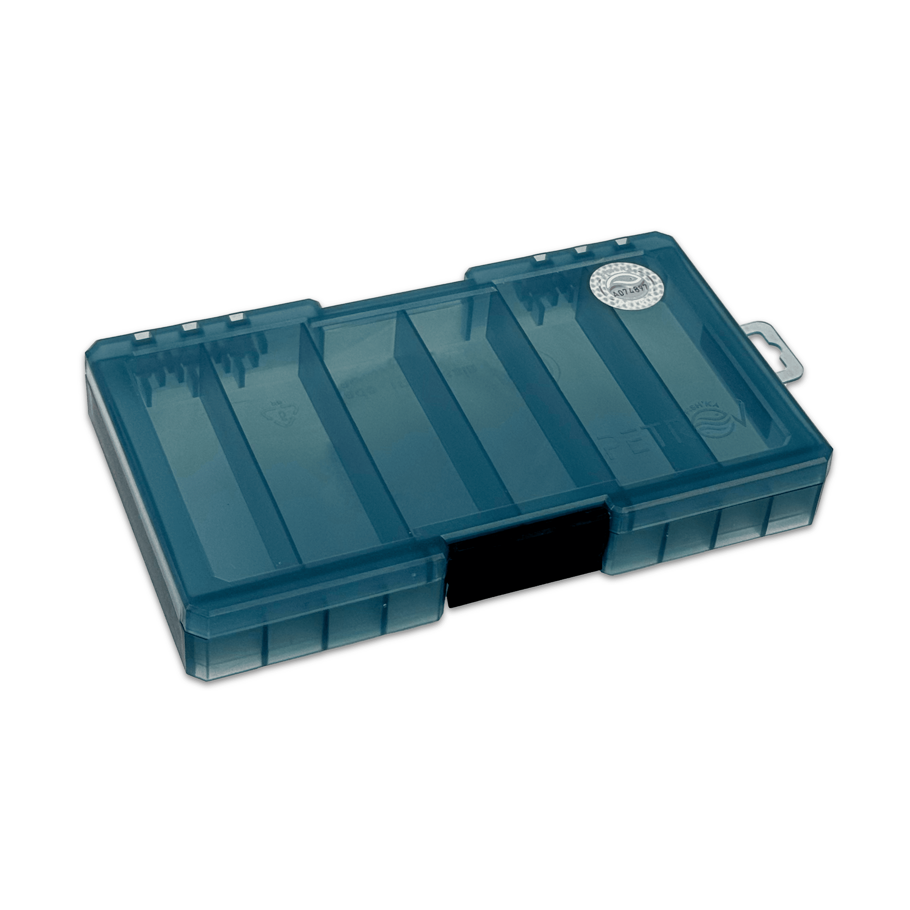 Коробка Fishka Petrov 6 ячеек односторонняя тонированная 165*98*22мм