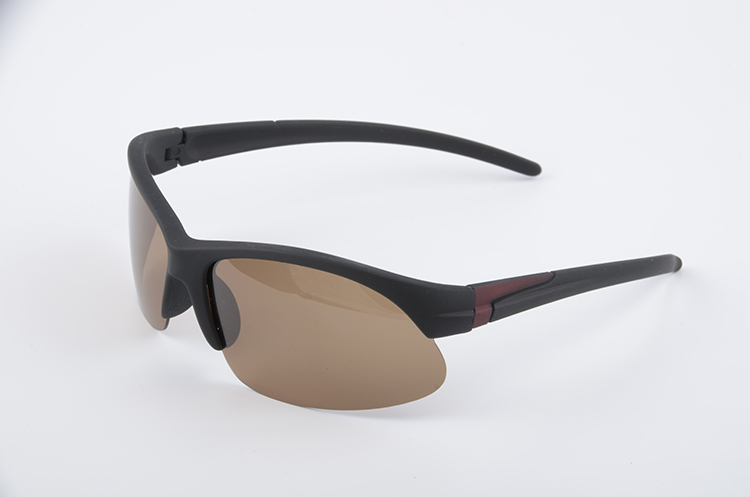 Очки No name поляризац (с чехлом и салфеткой) коричн./черн./пласт. (2969)