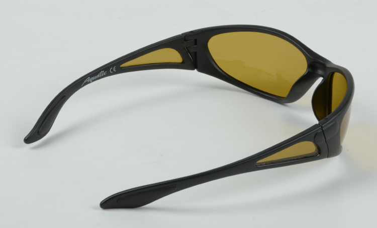 Очки Aquatic поляризационные желтые линзы, пластиковая оправа