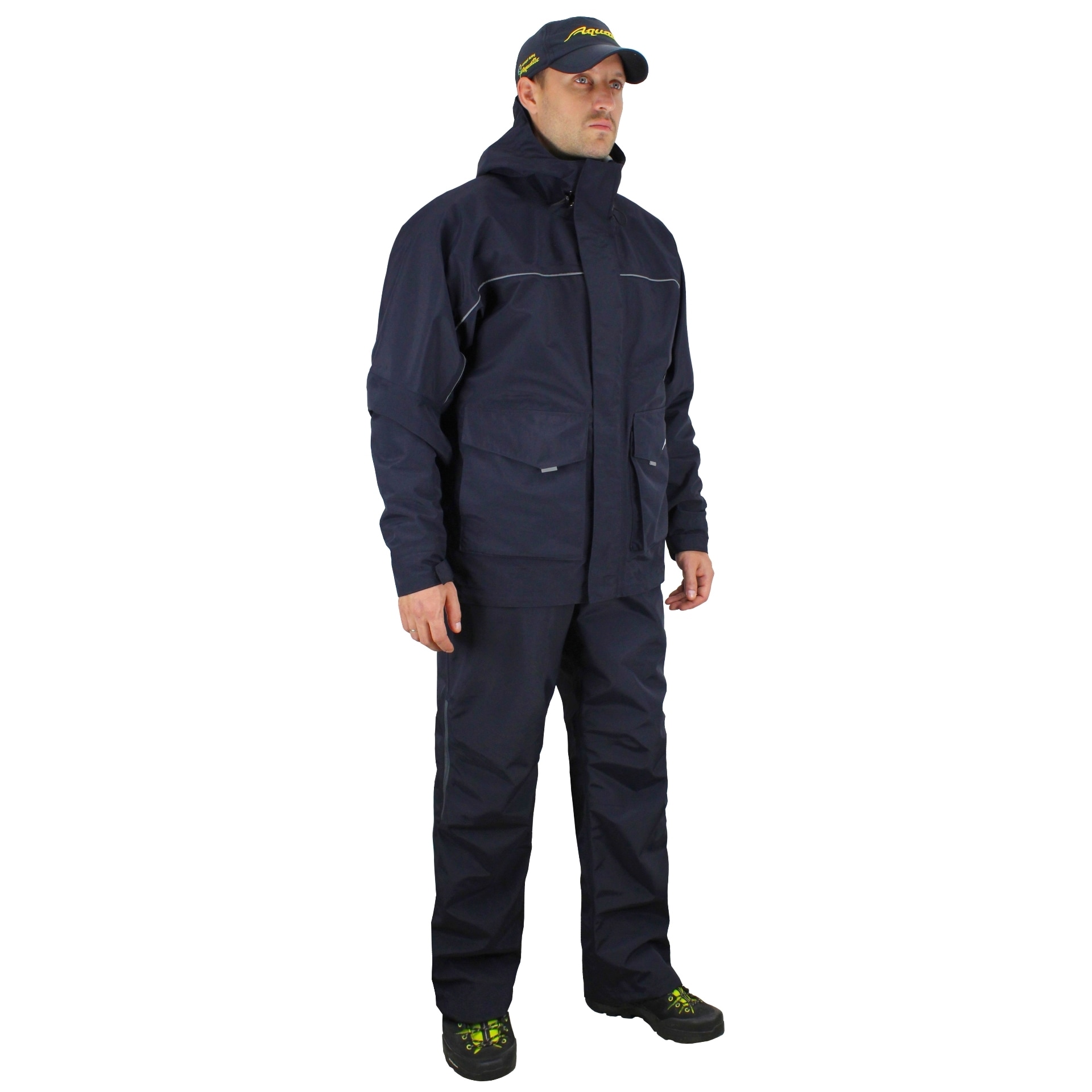 Костюм Aquatic демисезонный К-15ТС от дождя (цв. темно-синий, тк. мембрана 12000/10000) р. 54-56