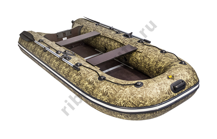 Лодка Ривьера Компакт 3200 СК камуфляж камыш