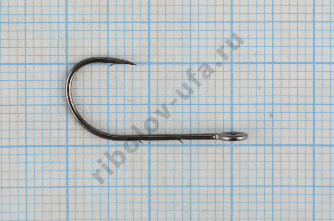 Одинарные крючки Hitfish  с засечками Direct Hold Single Hook (с большим ухом) # 4
