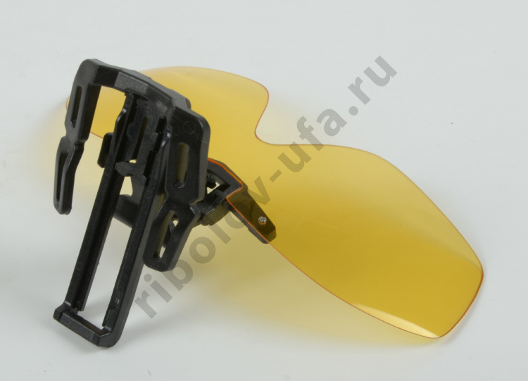 Накладки Kosadaka Clip-on-Clap поляризационные на бейсболку желтые