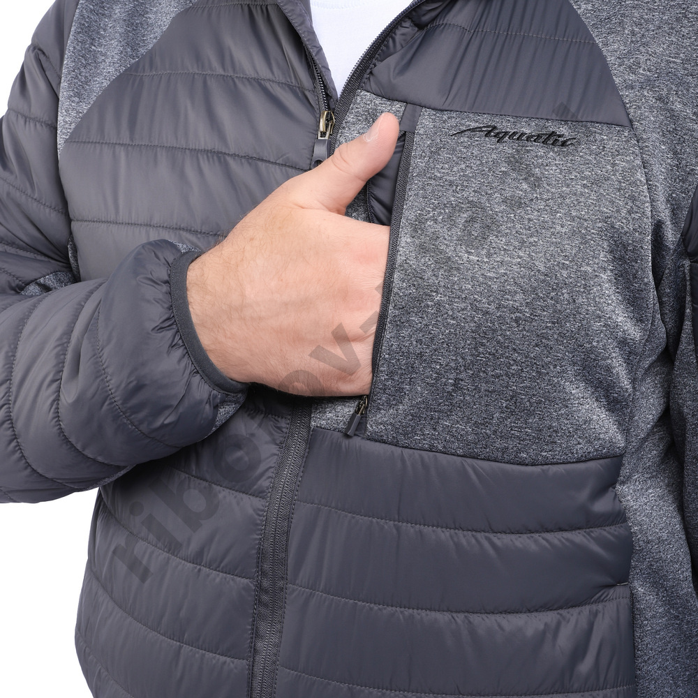 Куртка Aquatic КС-05 поддевка (нейлон, soft shell) цвет: графит, размер L