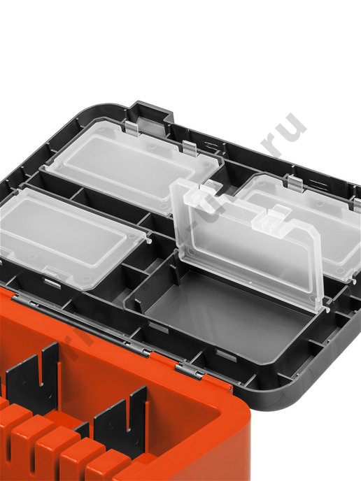 Ящик зимний Helios серый/оранжевый