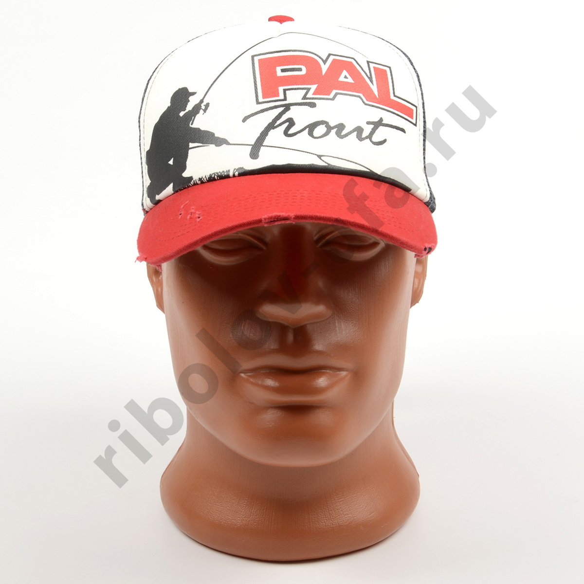 Бейсболка PAL Trout Cap PTC-1701 Red Beak / Gray Mesh