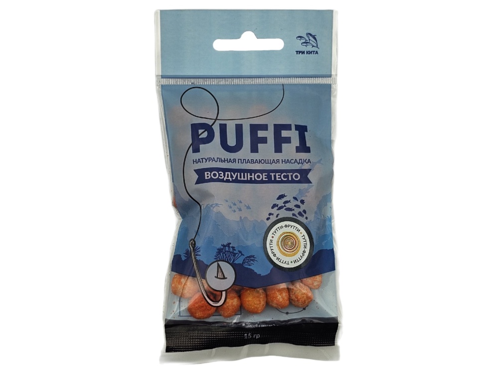 Тесто Три кита плавающее Puffi maxi Тутти-Фрутти 15гр