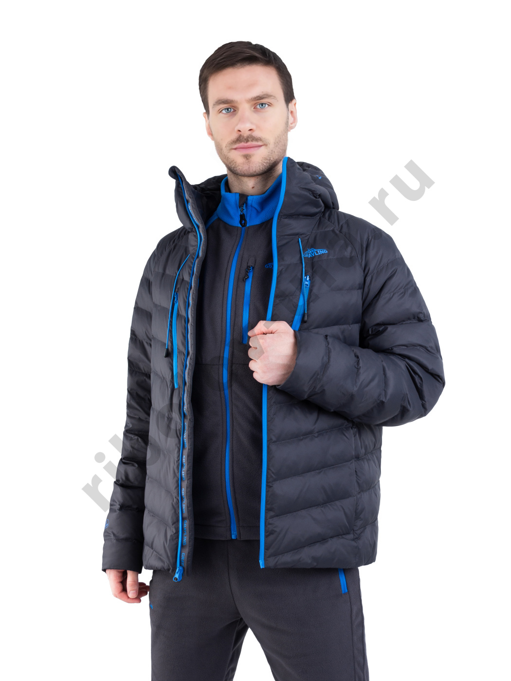 Куртка демисез.Novatex Иртыш Grayling, графит р. 48-50 рост 170-176