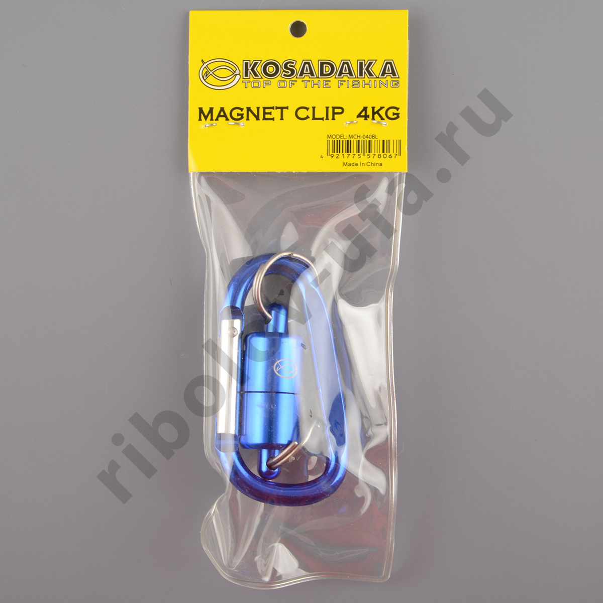 Ретривер Kosadaka магнитный с карабином, усилие 4кг MCH-040BL