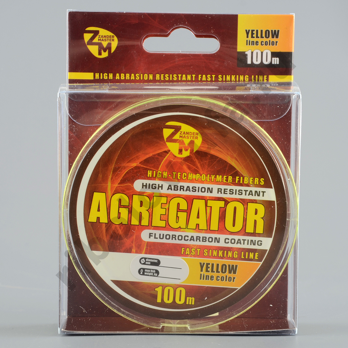 Леска Zander Master Agregator 100м желтая 0,181