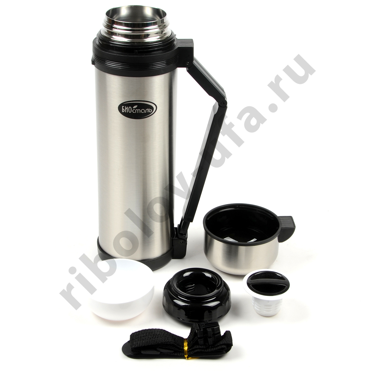 Термос Biostal универс. 2л с ручкой (NG-2000-1)