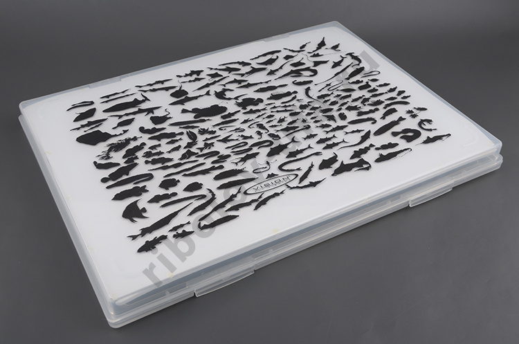 Коробка нахлыстовая Vision Slim Medium 18 row (31*22*2 см) с магнитным дном