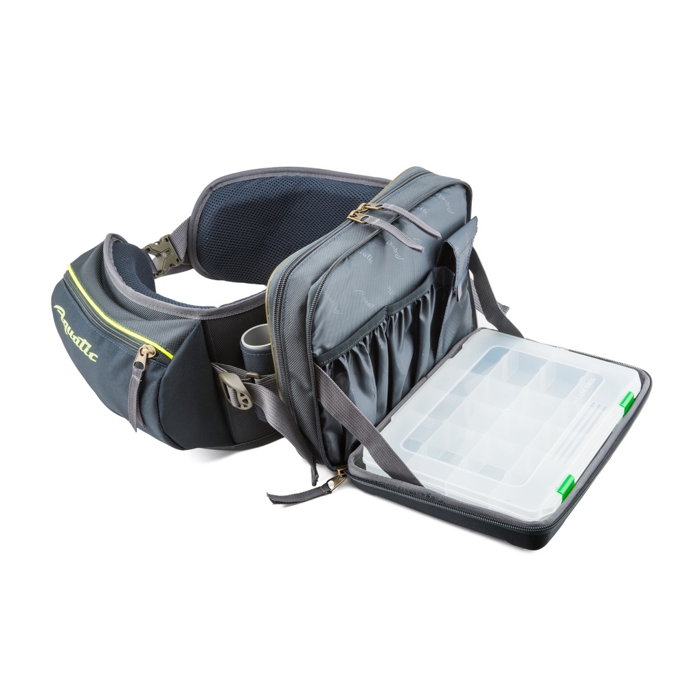 Пояс Aquatic разгрузочный ПР-04 с коробками fisherbox ПР-04 синий