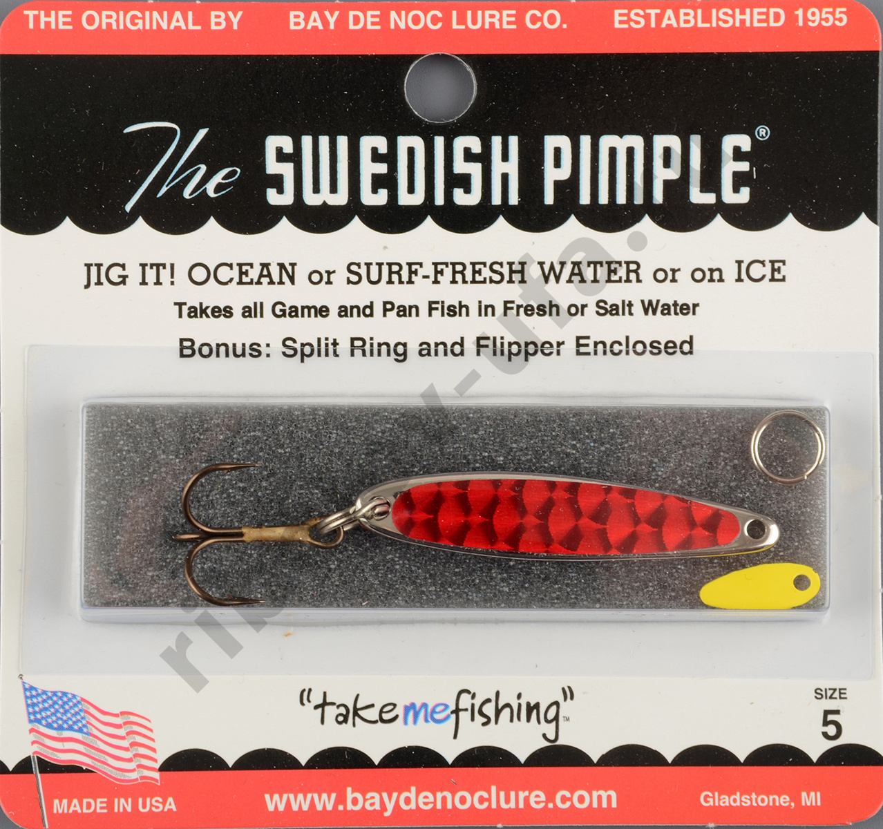 Блесна Swedish Pimple Prisma №5 ZR