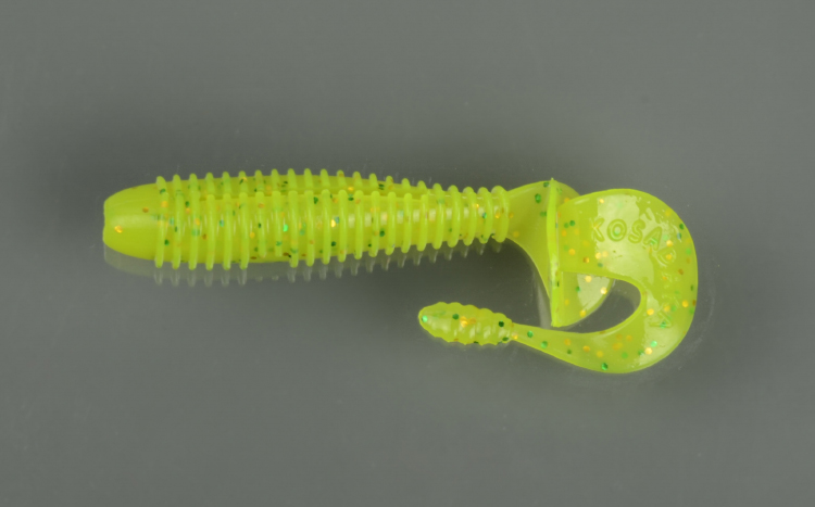 Силиконовая приманка Kosadaka Revolt 70 мм, цвет GR (5 шт/уп)