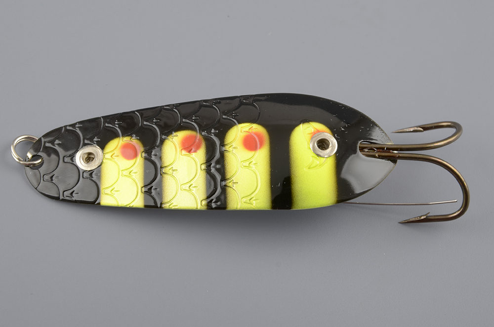 Блесна колеб. Kuusamo Rasanen 70/10 (незацеп.) BL/R/FYe-S