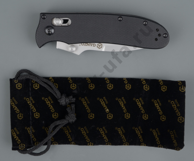 Нож складной туристический Ganzo G704-BK