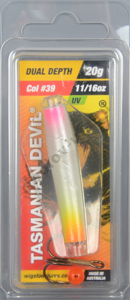 Блесна Wigston Lures Tasmanian Devil 20гр #39 Harleuin 