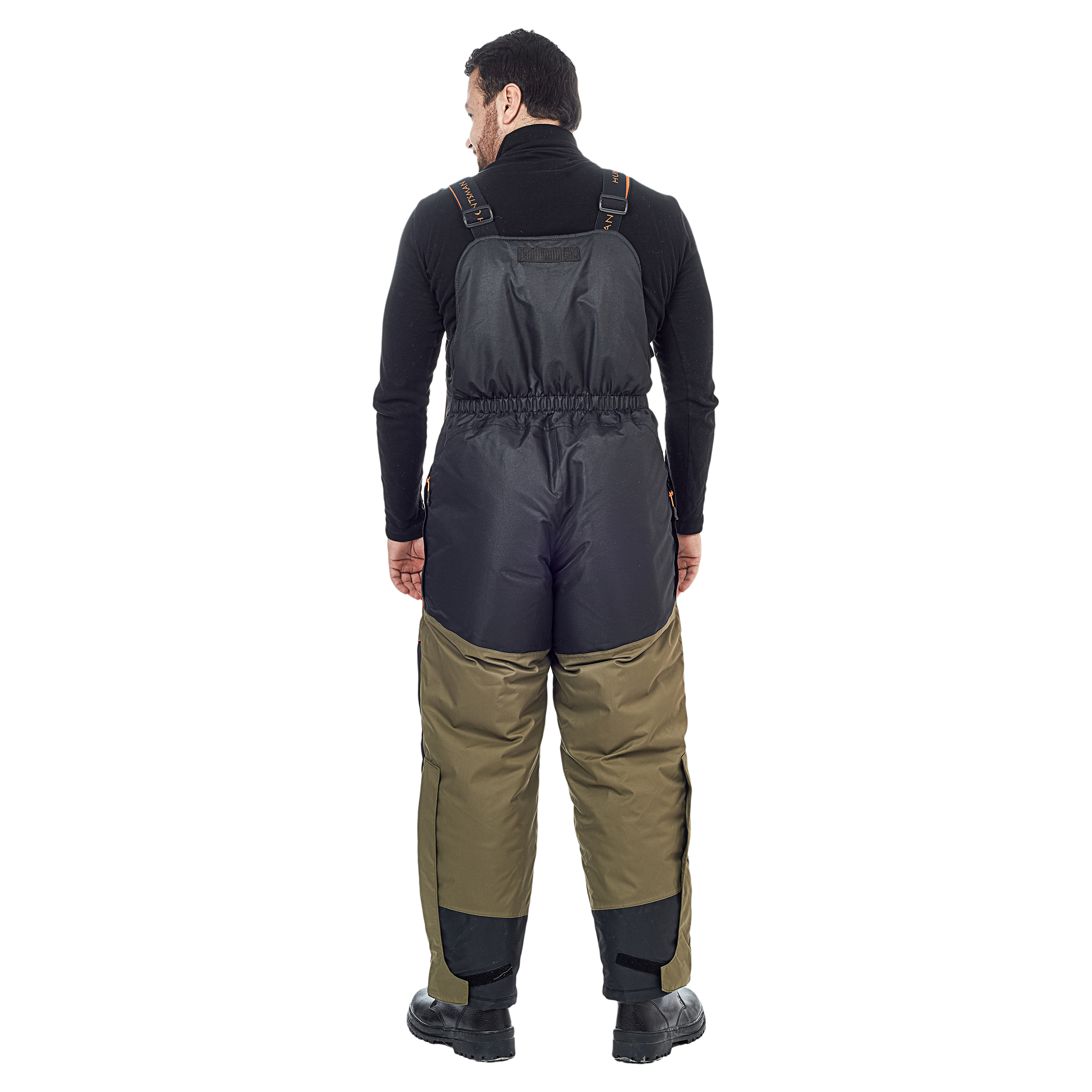 Костюм зимний Huntsman Siberia Lux цв.Хаки/Черный ткань Breathable р. 48-50, рост 170-176 (РР)