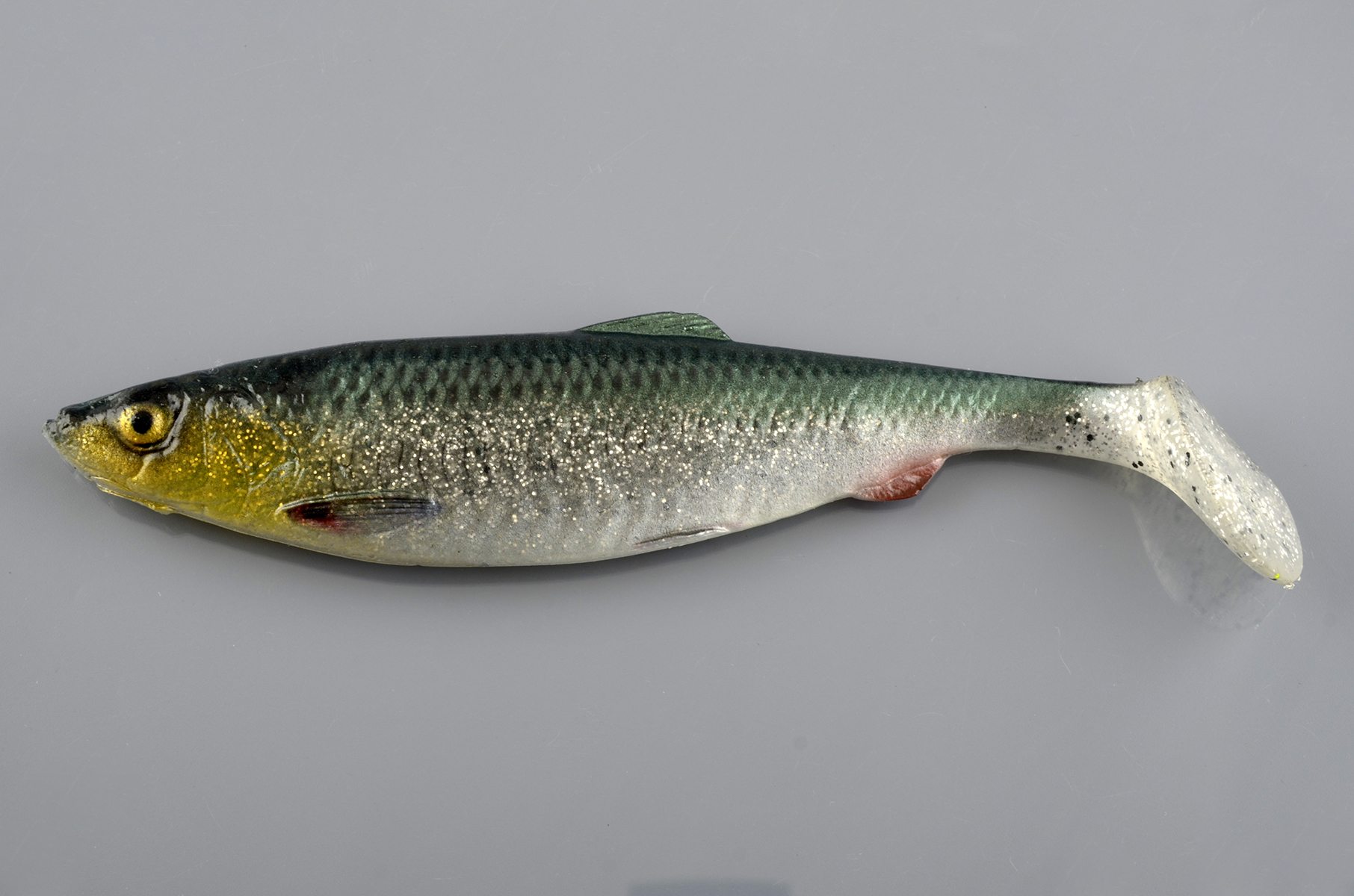 Силиконовая приманка Savage Gear 4D LB Herring Shad 19см 45g Green Silver 63646-001