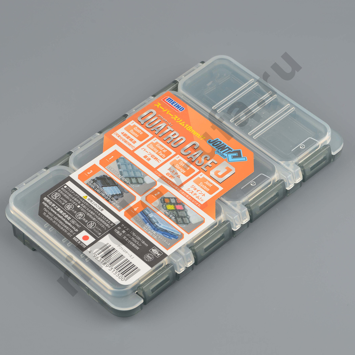 Коробка Meiho Quatro Game Case J (175*105*18)