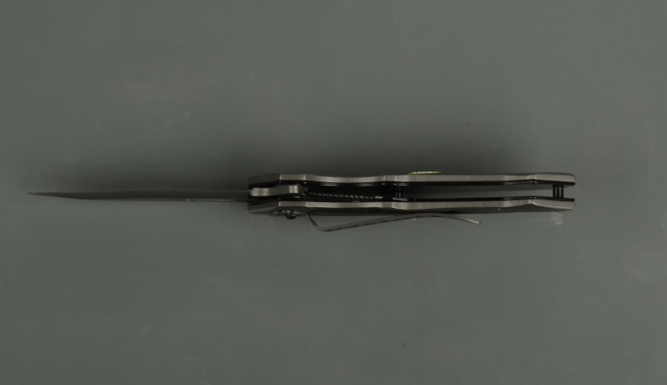 Нож складной Kosadaka N-F21 20.7/12.0 см, 142гр., титан.покрытие