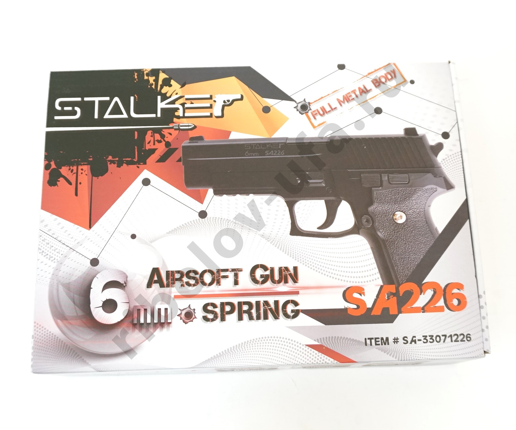 Пистолет пневм. Stalker SA226 Spring, кал 6мм, металл (SigSauer P226)
