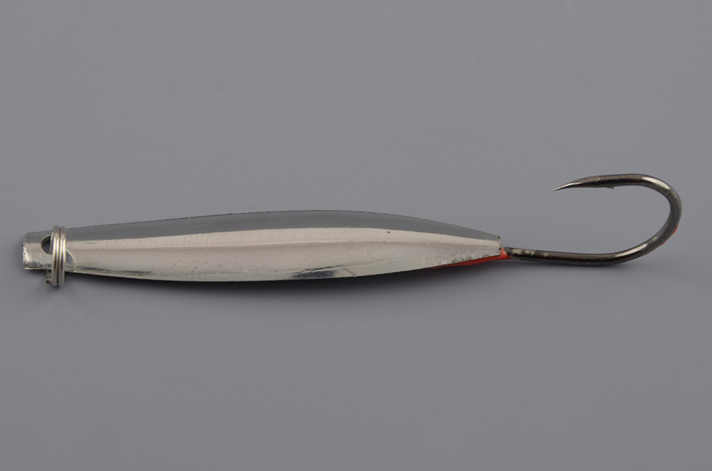 Блесна зимняя Серебряков Отводная 19/1 цв. красно-желтый